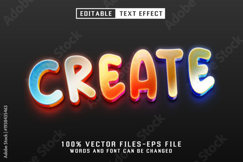 Create Editable Text Effect