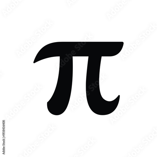 PI Icon. Pi Symbol 