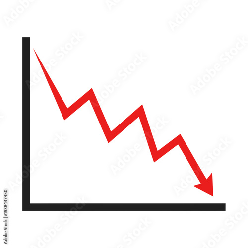 Graph Showing a Decreasing Trend