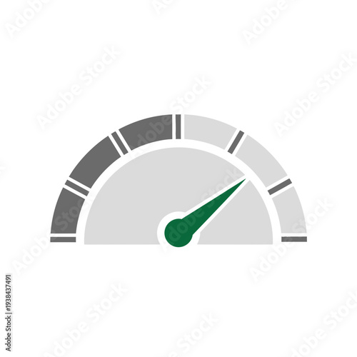 Speedometer icon showing high performance