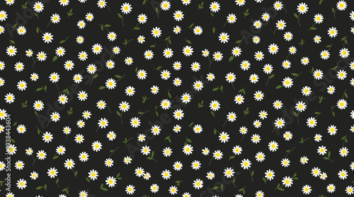 Abstract polka dot pattern with gold and ivory speckles on dark background.