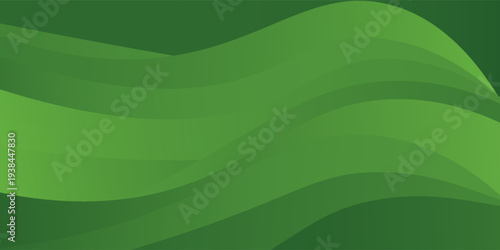 Abstract green wavy background.modern eps10