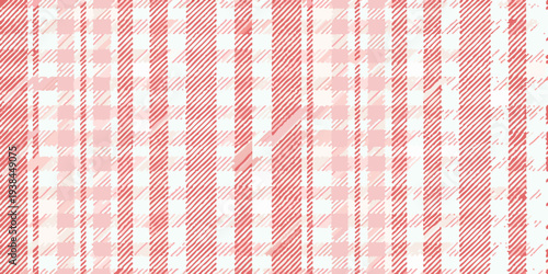 A repeating pattern of red and white checkered lines forms a gingham texture