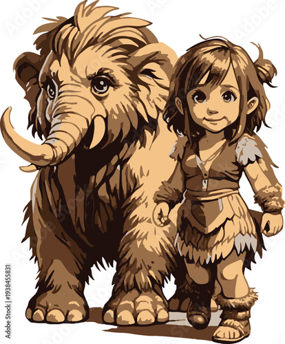 A little child from the past.