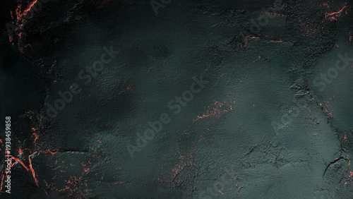 Natural black slate and golden dust stone background pattern with high resolution. Top view. Copy space.