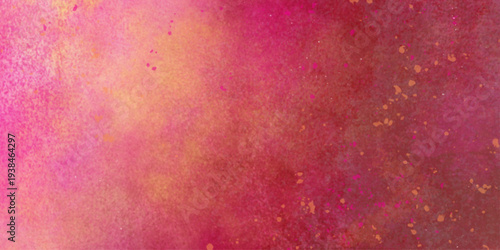 Galaxy theme space abstract background, contrast colorful smoke effect, open space, stars, alcohol ink deocration . Colorful bright ink and watercolor textures on white orange pink paper background. 
