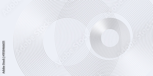 Simple lines grey background with dynamic circle lines abstract simple design nice