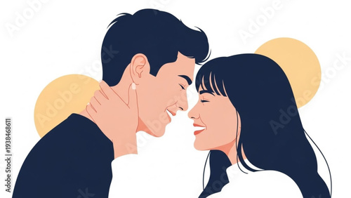 Couple romantic embrace silhouette sunset warm golden backlight love affection