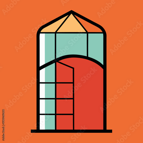 illustration of a milk bottle with milk