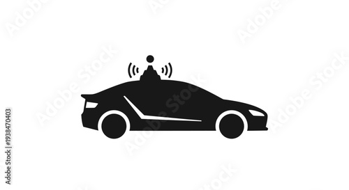 Car with satellite navigation system.