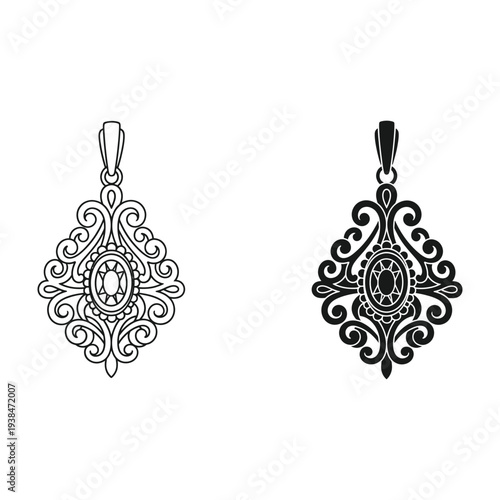 Locket Ornament Symbol Commercial Graphics