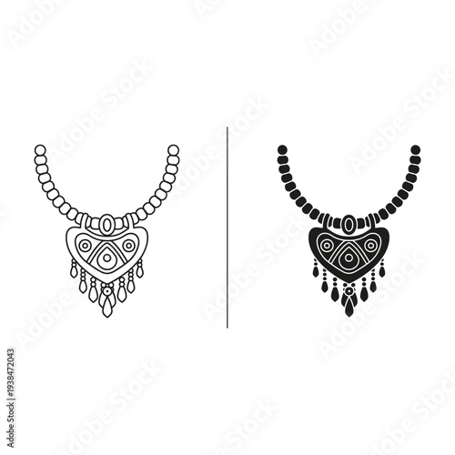 Necklace Pendant Geometric Boho Style Commercial