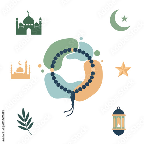 Islamic Symbols and Prayer Beads