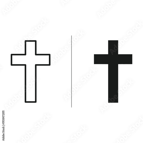 Christian Cross Symbols Religious Faith Representation