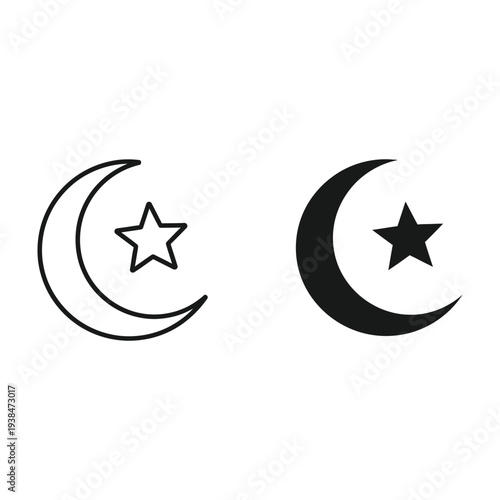 Om Symbol Outline Solid Spiritual Icon Commercial Licensing