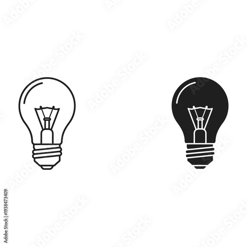 Lightbulb Idea Symbol Business Concept