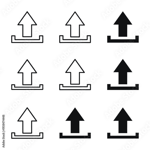 Refresh Arrows Icon Set Data Synchronization