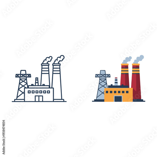 Power Tower Electricity Grid Infrastructure