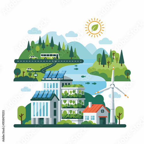 Sustainable Eco-Friendly Community