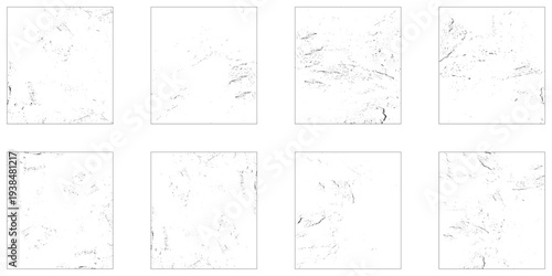 Set of grunge texture. Empty background. Hand draws black and white ink. Distress damaged vintage template.