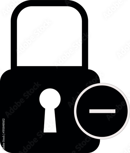 background representing unlocked security, data access, privacy concept, cybersecurity, protection, and authentication symbol.