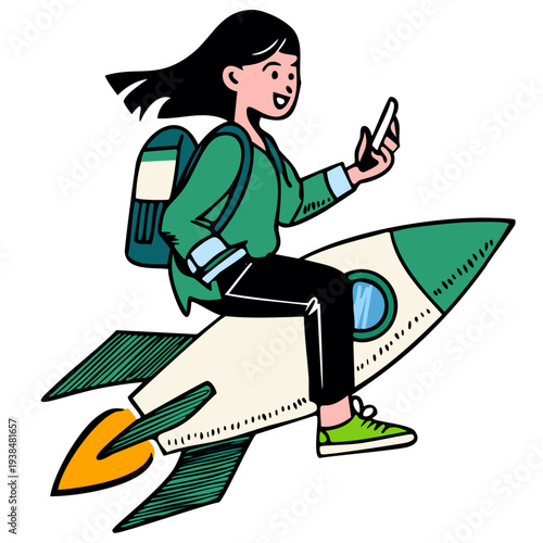 Sending Me, funny social media gen z millenial modern idiom illustration boy character laughing into space by hilarous content, meme vector character icon for social media, flat corporate pop culture