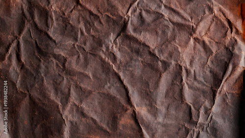 Dark Brown vintage wrinkle recycle paper background