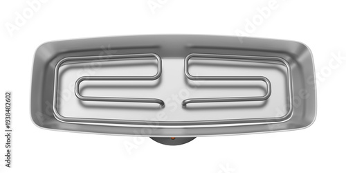 Wallpaper Mural Front view of electric infrared bathroom heater on transparent background Torontodigital.ca