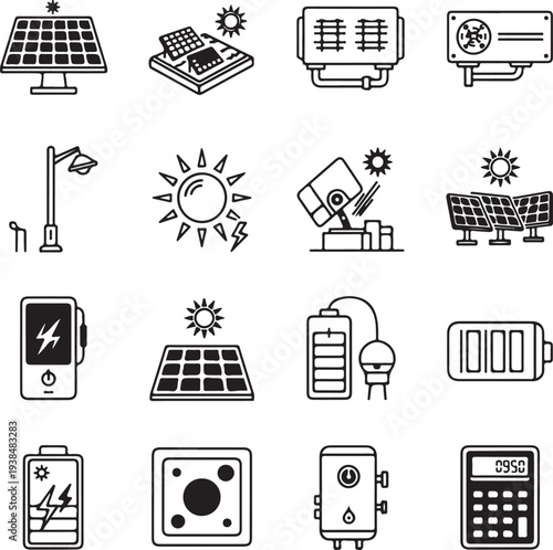 Herbal Natural Medicine Line Icons – Organic Remedy Vector Collection