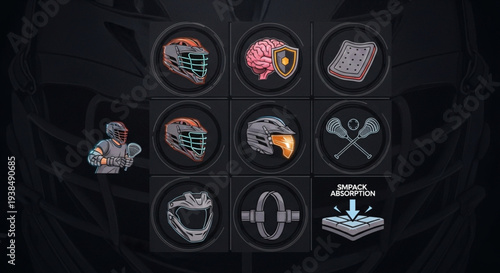 Collection of Sci-Fi Game Icons and Assets.