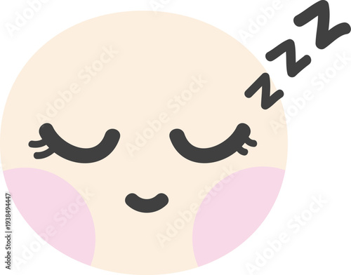 다양한 감정표정을 짓는 얼굴캐릭터