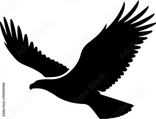 Flying Swallow Bird Silhouette