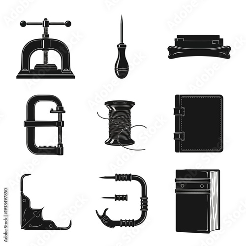 set of tools for sewing