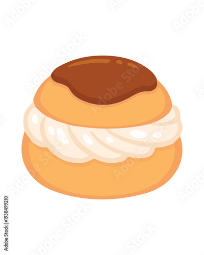 Sweet Cream Puff Dessert