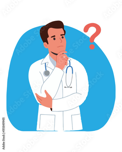 Doctor Pondering Question
