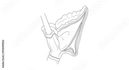 Detailed Hand Holding a Piece of Cake.