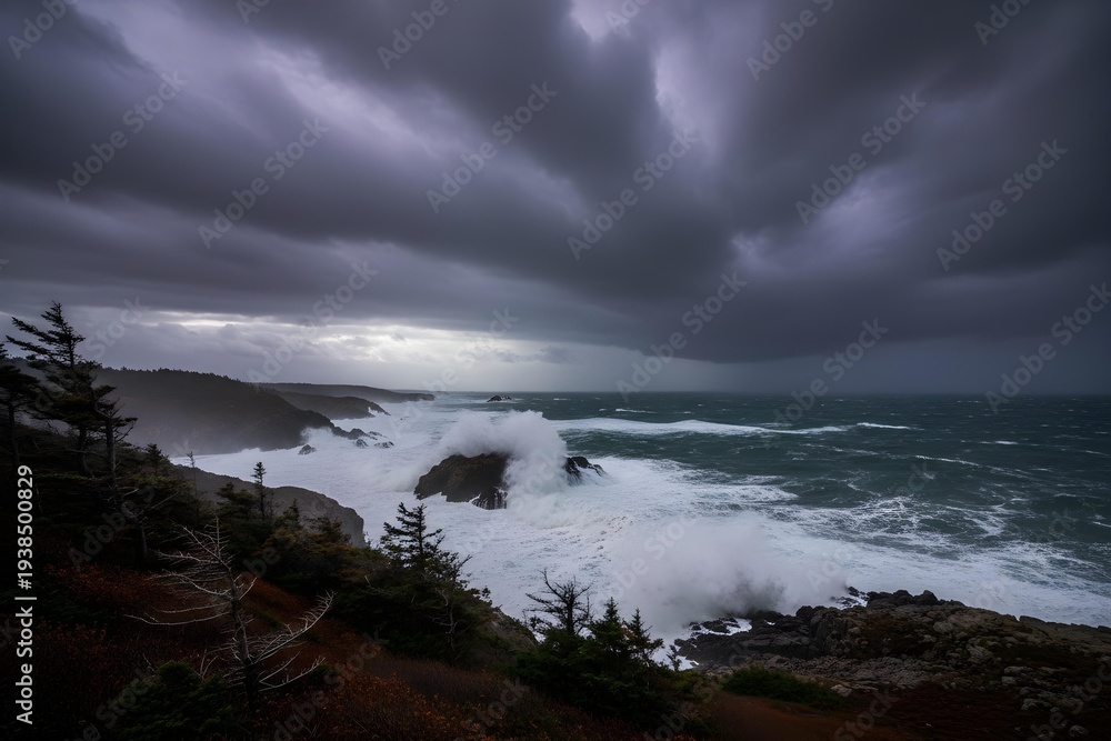 Obraz premium Storm clouds dramatic sky landscape photography