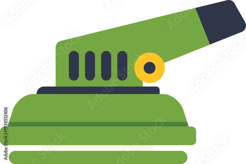 Orbital sander icon symbolizing craftsmanship, renovation, and construction work
