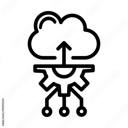 Platform as a Service Vector Icon