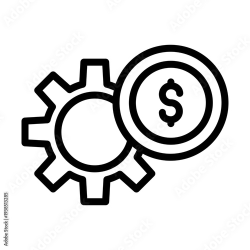 Cost Optimization Vector Icon