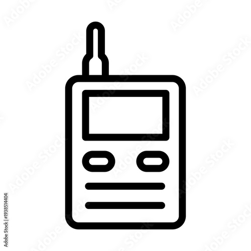 Walkie Talkie Vector Icon