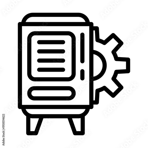 Vending Machine Vector Icon