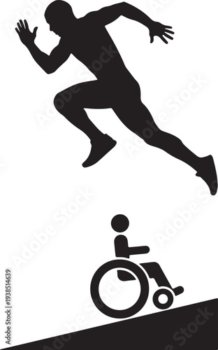 Accessible sports and disability symbol
