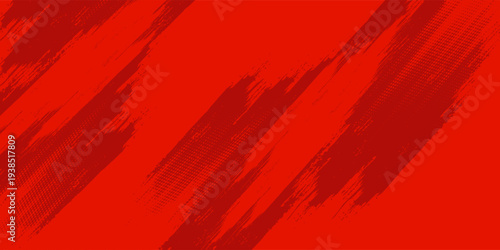 Creative red and crimson pop art background with halftone dots in comic ed, fun 60s superhero