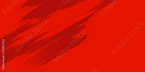 Creative red and crimson pop art background with halftone dots in comic ed, fun 60s superhero