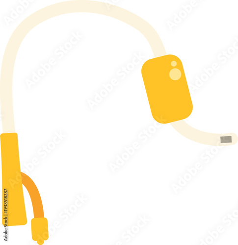 Foley catheter tube with inflatable balloon providing urinary drainage and support