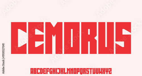 luxury modern font alphabetical vector set	
