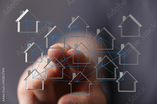 Conceptual image of digital...