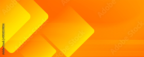 Yellow and orange vector abstract geometrical gradient shape modern background. Abstract gradient shapes background for presentation, business report, card, banner, poster