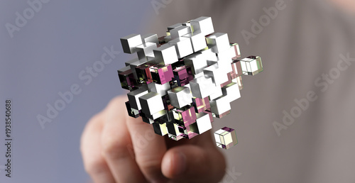 Creative abstract digital c...
